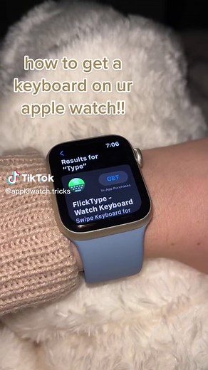 how to get a keyboard on you apple watch!! have a good night 😴 #viral #fyp #fypシ #applewatch #tricks