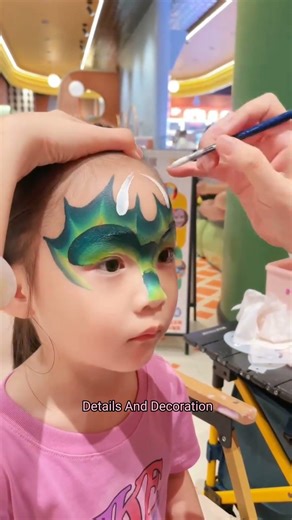 How To Draw A Dragon Face, Face Painting 🐲🐉#shorts