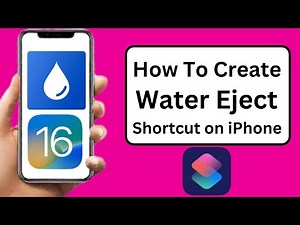 How to Create Water Eject Shortcut on iPhone iOS 16 | How to Make Water Eject Shortcut iOS 16