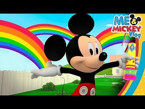 Rainbow Colors with Mickey Mouse 🌈 | Me & Mickey | Vlog 43 | ‪@disneyjr‬