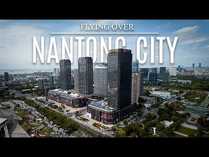 Nantong from Above | Stunning Aerial Views of Yangtze River & Skyline in 4K