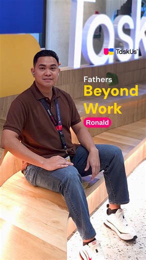 180 reactions · 8 comments | The celebration of amazing dads continues at TaskUs! Get to know our Operations Director, Ronald, whose greatest motivation is his child’s future and whose mission is to empower his team. He shares how the onsite daycare and other benefits provide the peace of mind he needs to perform his best at work while being there for his child. #TaskUs #Father #Leader #Benefits #Culture | TaskUs | Facebook