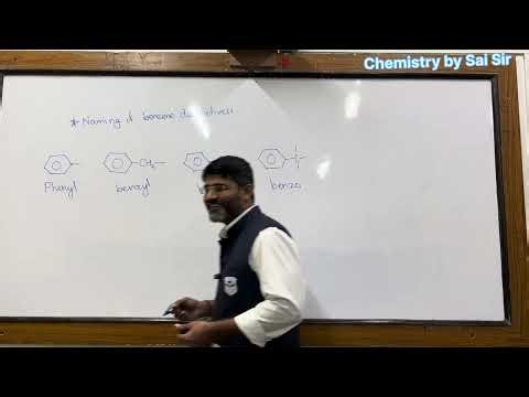IUPAC Nomenclature (part-16) Nomenclature of benzene derivatives phenyl benzyl benzal benzo