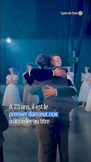 Guillaume Diop, premier danseur étoile noir de l'Opéra de #paris 🌟 #shorts #rtbf