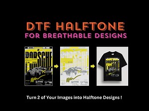 Custom Halftone Service for DTF T-shirt Printing - Halftone Image Conversion for Both Black and White Garments - Etsy