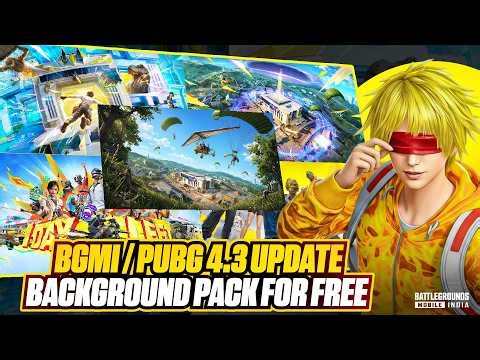 FREE Bgmi 4.3 Update Background Images Pack For Thumbnails 🤯