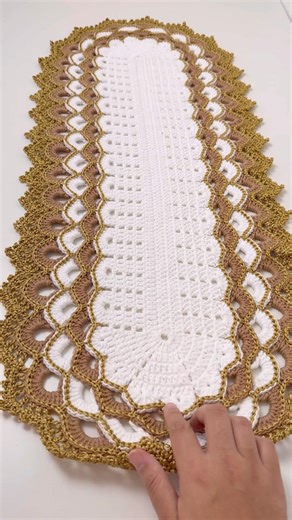 Trilho de mesa turco luxo 🤎