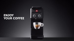 illy Y3.3 Espresso Machine, Single Serve Coffee Machine for IperEspresso Capsules, Single Cup Espresso Maker (White)