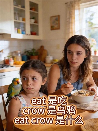 英语俚语：eat crow