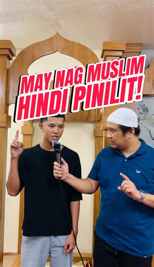 May Nag Muslim ng Kusa at Hindi Pinilit..Allahu Akbar!