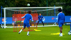 Practice makes perfect for David Luiz! 🎯 | Chelsea Football Club
