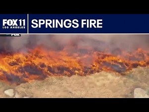 Firefighters battling 2 big wildfires across SoCal