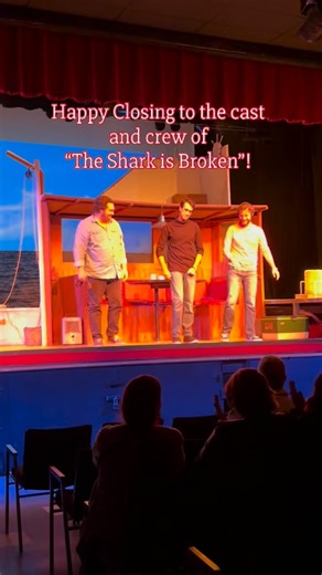 23 reactions | Happy Closing cast and crew of “The Shark is Broken”! Congratulations on a great run! #thesharkisbroken #jaws #itsaboutashark #cdctheatre #cranfordnj | CDC Theatre | Facebook