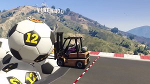 Cars vs Impossible Ball Challenges in GTA 5