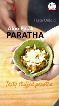 Paratha Recipe | Aloo Palak Paratha | Stuffed Paratha