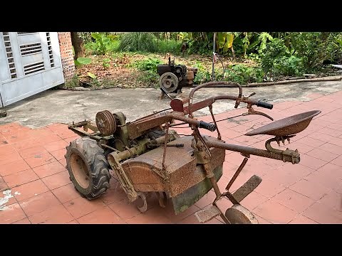 Restoration the Rusty Old Tiller // Complete Restoration of Ancient Farming Machine