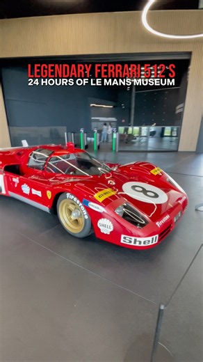Legendary Ferrari 512 S at Le Mans Museum 🔥