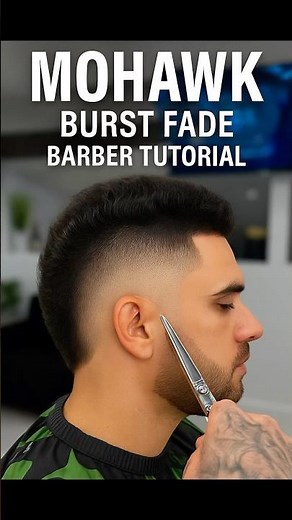Mohawk Burst Fade Tutorial 🔥 with Barber STEP by STEP 💈✨ ‪@HowToFade‬