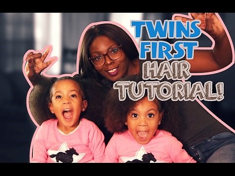 Twins 1st Hair Tutorial!