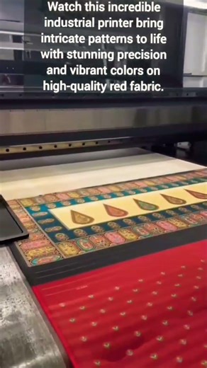 The Future Of Textiles High Speed Digital Pattern Printing