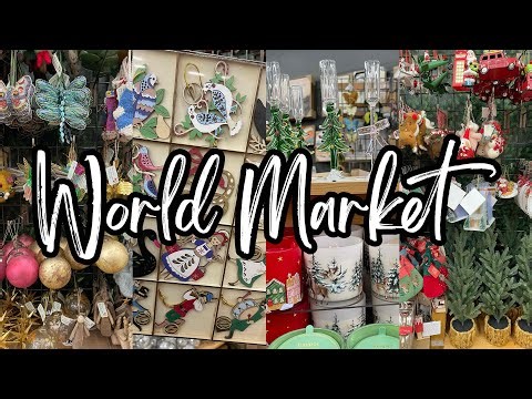 WORLD MARKET CHRISTMAS DECOR 2025 • Home Decor Shop With Me