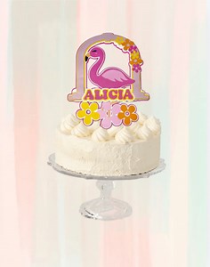 Flamingo Cake Topper, Birthday Cake Topper, Cake Topper, Flamingo Birthday, Birthday Party - Etsy Australia
