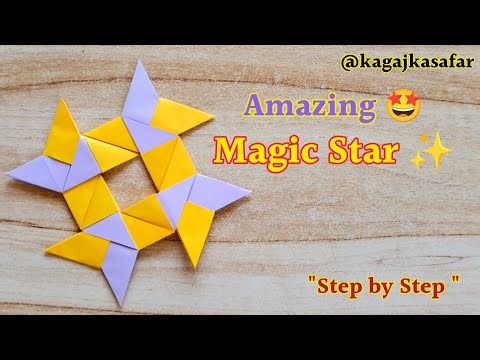 Easy Origami Magic Star Tutorial ✨ Step-by-Step for Beginners