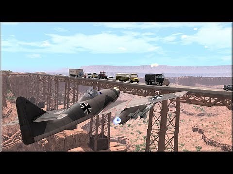 BeamNG Drive Longest Destructible Road Bridge - Insanegaz