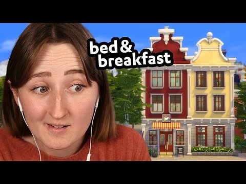 i built a *functional* bed & breakfast in the sims!