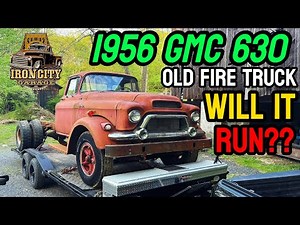 Will it run?? 1956 GMC 630 rescued off Pa farm! 503 straight 6.