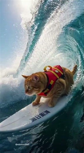 Orange Cat & Capybara in a Hot Spring – Cutest Relaxing Duo Ever!