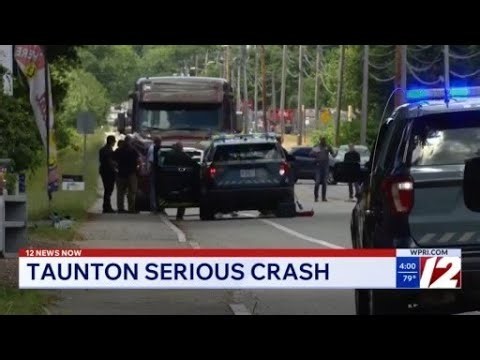 Route 44 closed in Taunton after serious crash