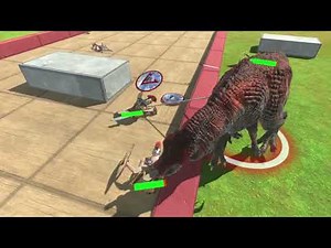 T-REX VS HUMANS Who Survives This Battle?