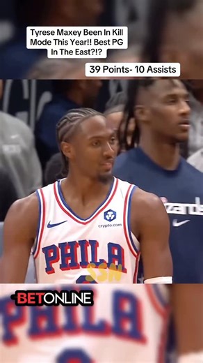 Tyrese Maxey Been In Kill Mode This Year!! Best PG In The East?!? Drops 39 And 10 In Comeback Win Over Wizards!! @betonline_ag #tyresemaxey #nba #philadelphia76ers #sixers #hooper #buckets #nbabasketball #nbamemes #allstar #mvp #sixersnation #explore #explorepage | Stoner Sports Network
