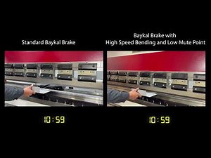 Baykal Press Brake with High Speed Bending and Low Mute Point vs. Standard Brake