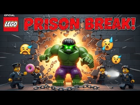 LEGO Hulk Prison Break 😱 | The Most Epic LEGO Escape EVER! 💥