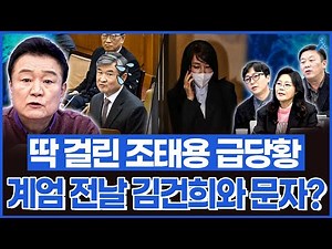 [백운기의 정치1번지] 윤석열 8차 변론 이제 끝! 조태용은 계엄 전날 김건희와 어떤 문자를?