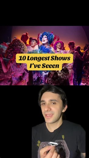 Joe Weinberg on Instagram: "Honorable mentions: —While I wasn’t counting 2-part shows, “Angels In America” VERY nearly cracked the list with “Perestroika” alone (3h50m) —Dave Malloy’s “Moby Dick” is the longest book musical I’ve seen (3h10m), beating the 1st preview of “Shuffle Along” by less than 5 minutes! #theatre #broadway #westend #experience #arts"