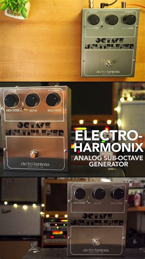 Electro-Harmonix Octave Multiplexer Analog Sub-Octave Generator #ehx #guitarpedals #octave #namm