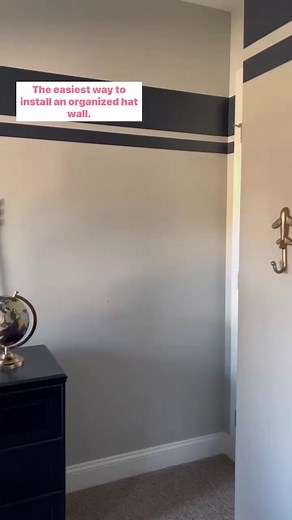 Organize Hats Easily with Duck Brand EasyMounts® J-Hooks