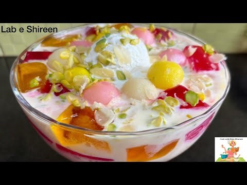 Lab e Shireen Recipe | Exotic Fusion Dessert