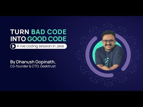 Turn bad code into good code | A live coding session in Java