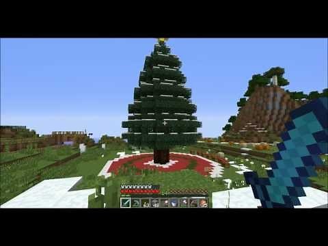 Minecraft Tutorial: How To Build A Christmas Tree