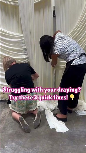 3 Draping Tips for Event Designers 🎀 | Luxury Event Decor