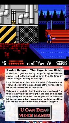 U Can Beat Video Games - Double Dragon - The Experience Glitch