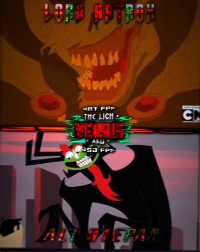 The Lich vs Aku | wis edit | #adventuretime #thelich #samuraijack #aku #wis #edit #wisedit #popular