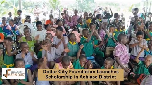 Dollar City Foundation on Instagram: "The Dollar City Foundation has officially launched a bold education intervention aimed at reversing a worrying decline in academic performance within the Achiase District. At the heart of this initiative is the BECE 6-Ones Scholarship Scheme, a targeted program designed to reward excellence, motivate students, and rebuild a culture of academic achievement at the basic education level. #DollarCityMathsQuiz2025 #dollarcityfoundation"