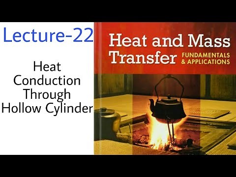 HMT Lecture 22 | Heat Conduction through Hollow Cylinder | Derivation Formula for heat flow Problem
