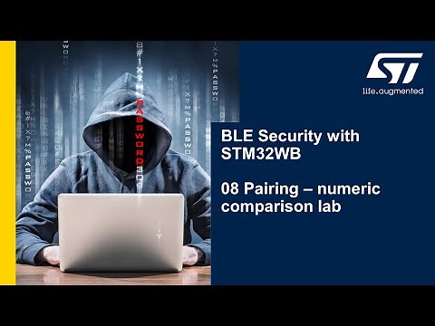 BLE Security with STM32WB - 08 Pairing - numeric comparison lab