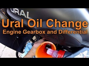 Ural Oil Change - Engine, gearbox and differential